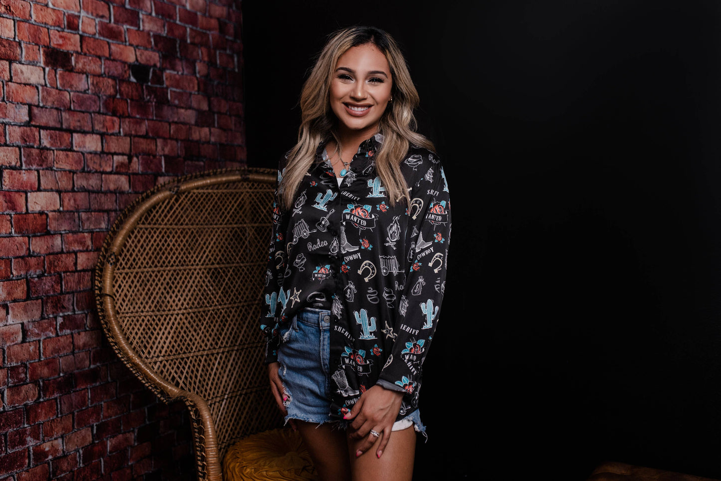 Texas Rodeo Button Down Shirt: Texas Rodeo