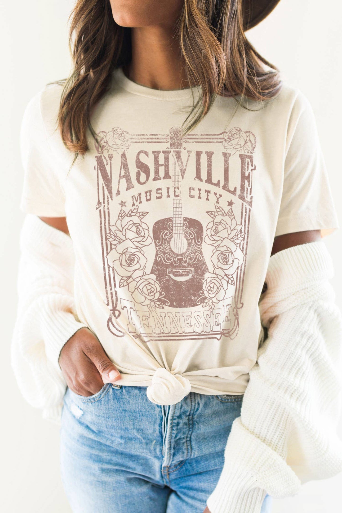 Nashville music city: Vintage White