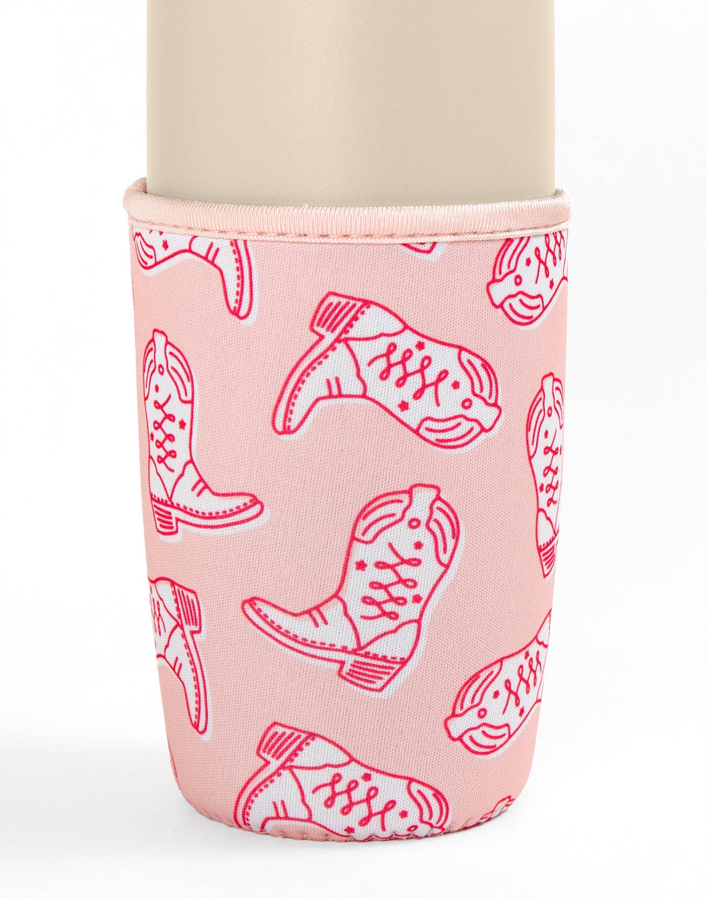 Western Cowgirl Boots Coffee Sleeve: Medium